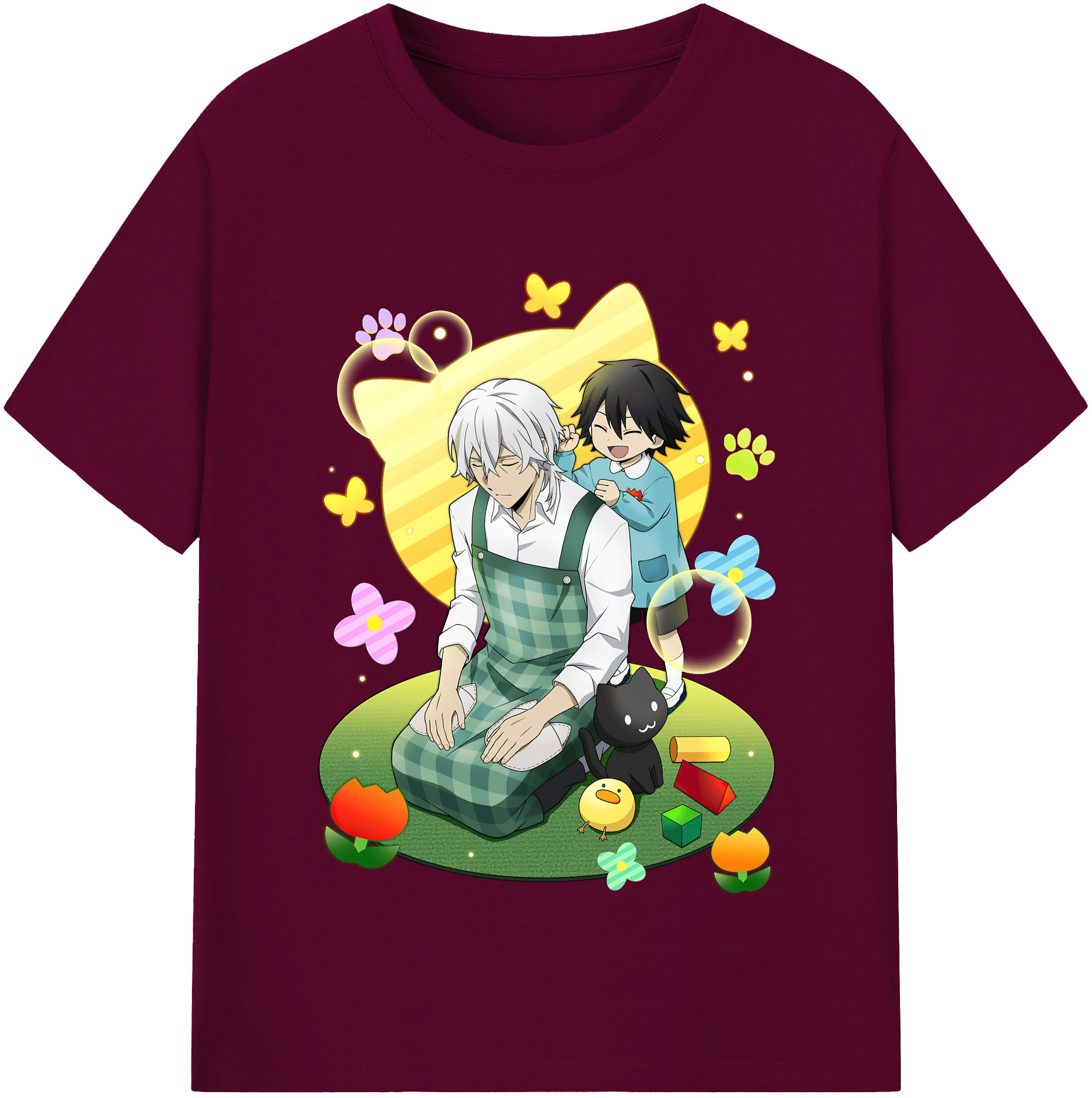 （画像用） 文豪ストレイドッグス Bungo Stray Dogs レディースカジュアルプリントTシャツ（綿100％）